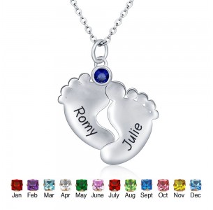 Personalized Birthstone Necklace JEWJONE101329